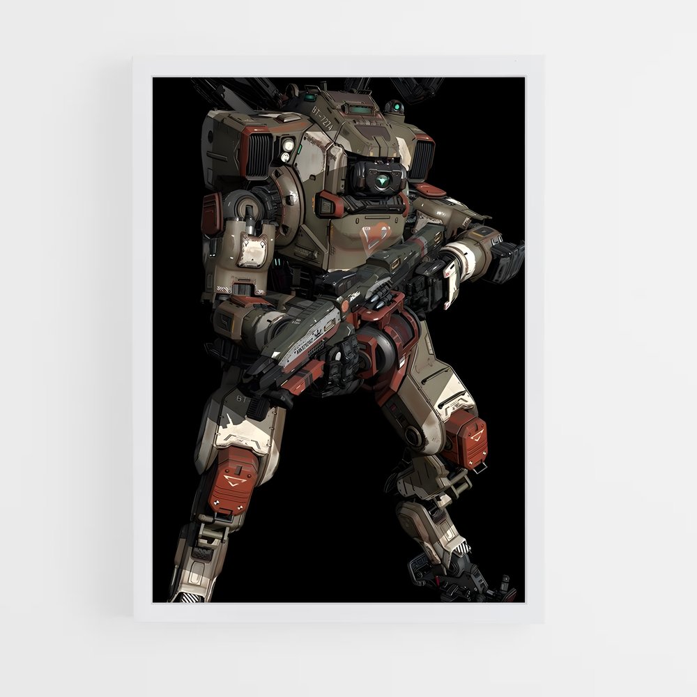 Poster robots futuristes – affiche Titanfall (vue 3)